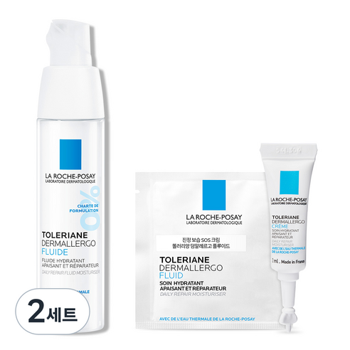 라로슈포제 똘러리앙 덤알레르고 플루이드 크림 40ml + 똘러리앙 덤알레르고크림2ml + 똘러리앙 덤알레르고플루이드1.5ml, 2세트