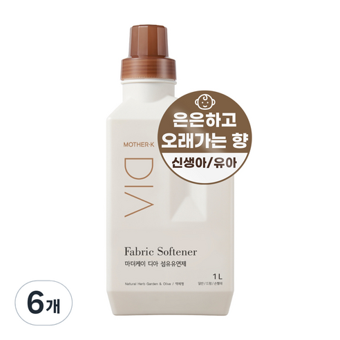 마더케이 디아 섬유유연제, 6개, 1L