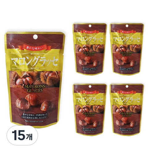 프렌치 마롱글라세 단밤, 40g, 15개