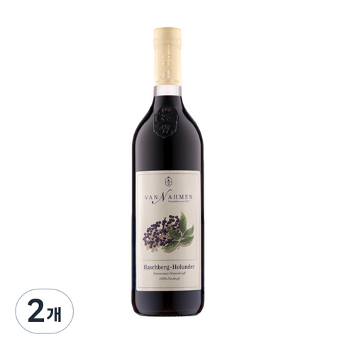 반나멘 엘더베리 주스, 750ml, 2개