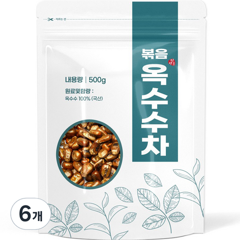볶음 옥수수차, 1개입, 6개