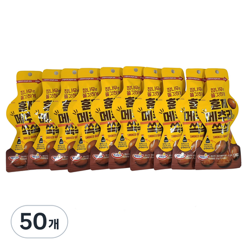 행복담기 쏙쏙 훈제 메추리알, 25g, 50개
