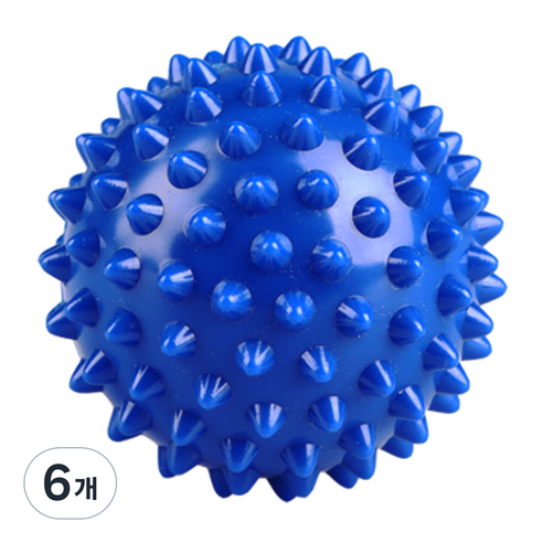 메디앤스토리 발바닥 마사지볼 6cm, 6개, 파랑