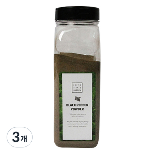 딜리셔스마켓 흑후추분 대형, 400g, 3개