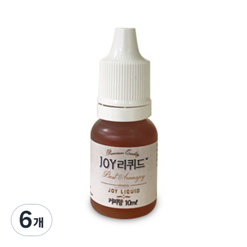 아로마조이 조이리퀴드 슬라임 향료 10ml, 6개, 커피