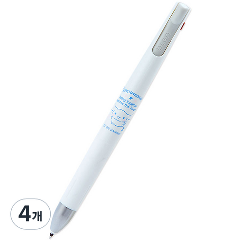 시나모롤 블렌 2+1 멀티펜, 흰색, 4개