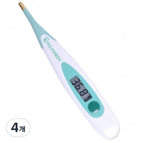 폴리그린 전자 체온계 KD-133, 4개