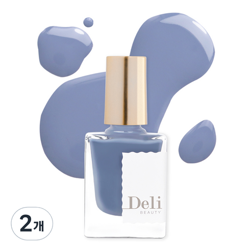 델리뷰티 딥시럽 루어인무드 네일컬러 10ml, MBL502 디뮤어 블루, 2개