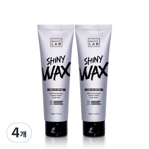 박준뷰티랩 샤이니 하드 헤어왁스, 120g, 4개