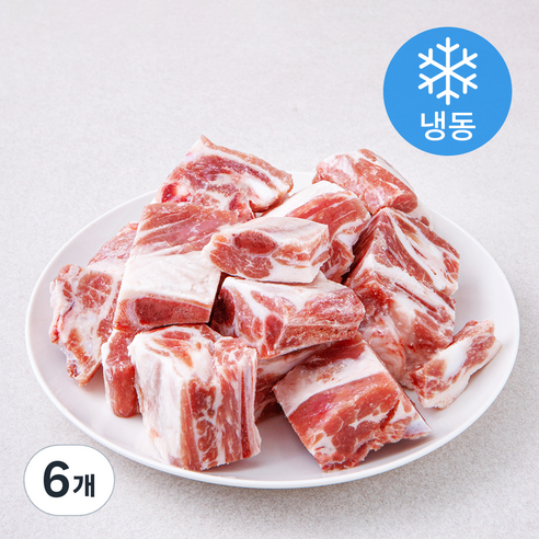 동원 스페인산 돼지갈비 찜용 (냉동), 900g, 6개