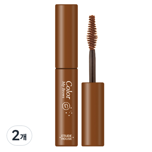 맥퀸 아이브로우, 소프트베이지, 1개 14 에뛰드 New 청순 거짓 브라우 카라 4.5g, 4호 내추럴브라운, 2개