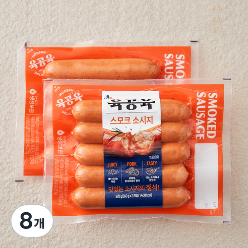 육공육 스모크 소시지, 260g, 8개