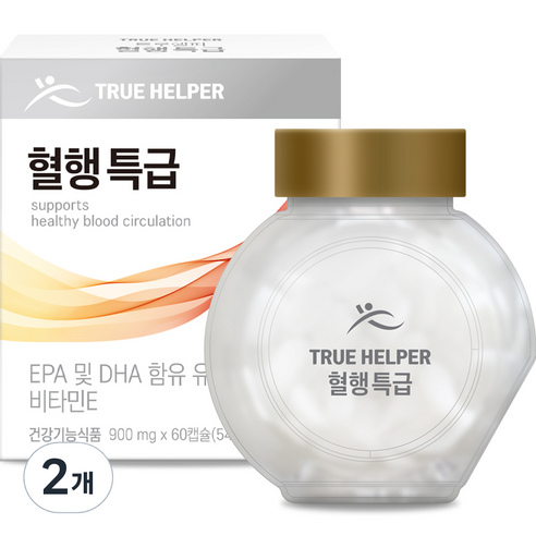 트루헬퍼 혈행 특급 초임계 rtg 오메가 3, 60정, 54g, 2개