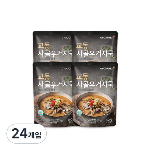 교동 사골우거지국, 500g, 24개입