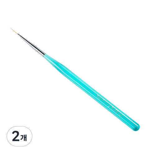 메이브라운 프로페셔널 네일브러쉬 롱 세필붓, 2개