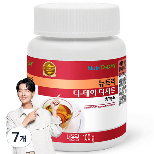 뉴트리디데이 디저트 허벌티, 100g, 1개입, 7개