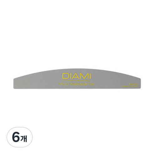 다이아미 마이크로 워셔블 네일 파일, 400 GRIT, 6개