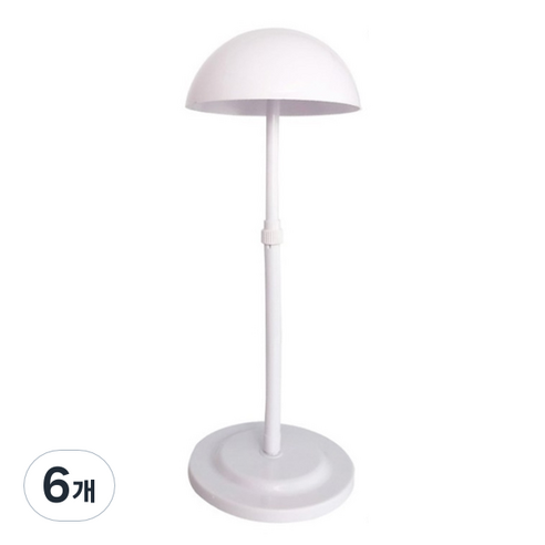헤어815 가발거치대, 화이트, 6개