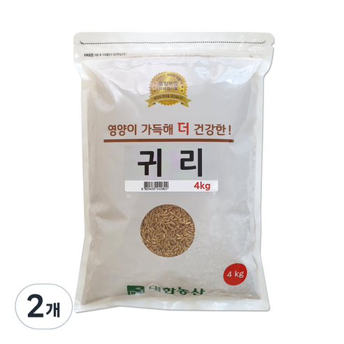 대한농산 귀리, 4kg, 2개