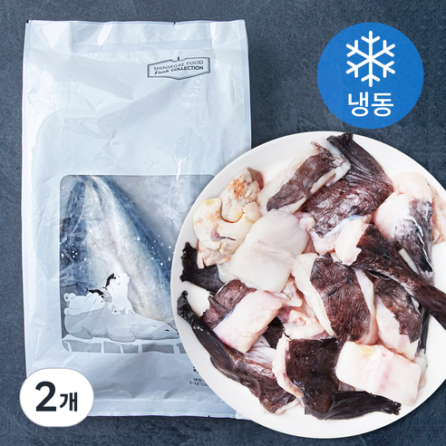 신세계푸드 프레시컬렉션 국내산 손질 아귀 2입 (냉동), 1kg, 2개