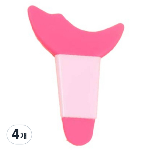 떼루와 아이라인 가이드 아이라이너 마스카라 실리콘 브러쉬, 4개, 랜덤발송