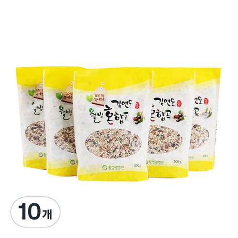 김연도 웰빙 10곡 혼합곡, 500g, 10개