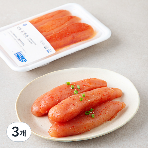 덕화명란 온명란, 120g, 3개