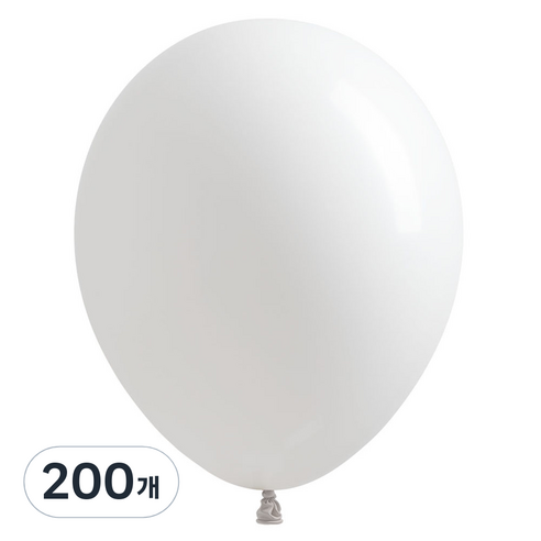 조이벌룬 풍선 30cm, 화이트, 200개