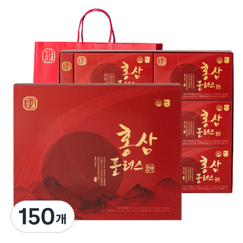 한삼인 홍삼플러스 + 쇼핑백, 50ml, 150개