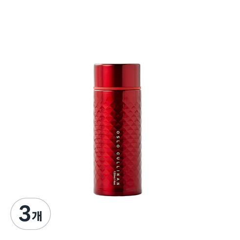 오슬로 컬리넌 텀블러, 레드, 120ml, 3개