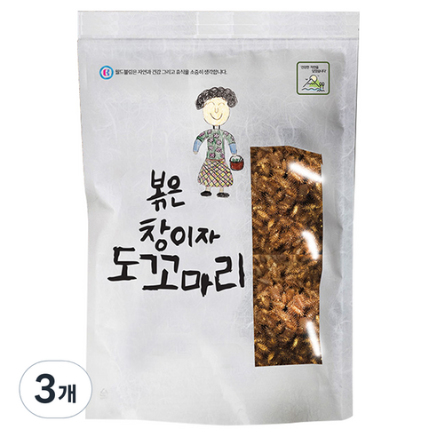 월드블링 자연산 볶은 창이자 도꼬마리, 200g, 3개