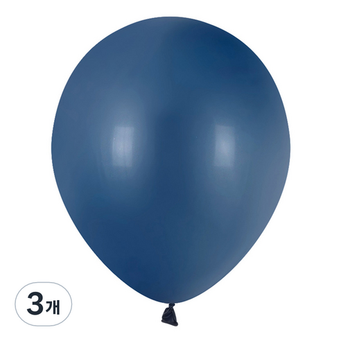 파티팡 라운드 레트로 풍선 30cm 100p, 잉크 블루, 3개