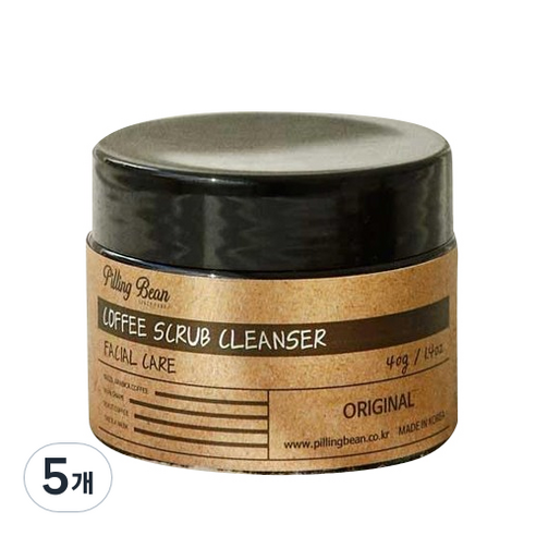 필링빈 저자극 얼굴각질 제거 필링젤 오리진 모공케어, 40g, 5개