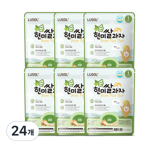 루솔 현미쌀과자, 양파, 24개