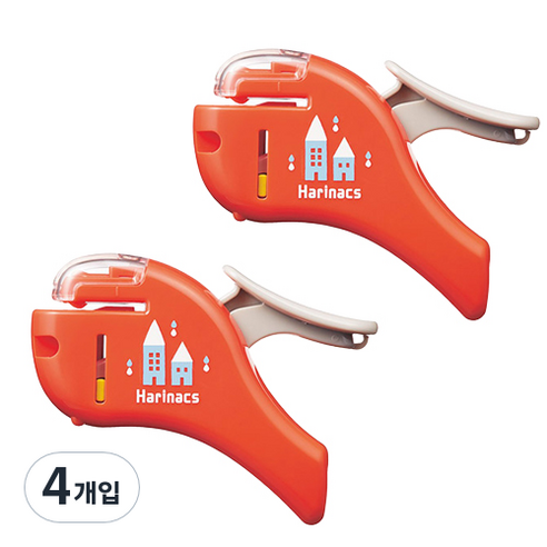 고쿠요 하리낙스 5매용 스테플러, 집무늬, 4개입
