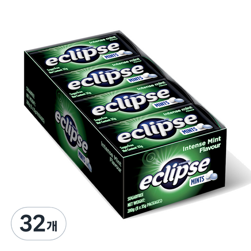 이클립스 인텐스민트 캔디, 35g, 32개