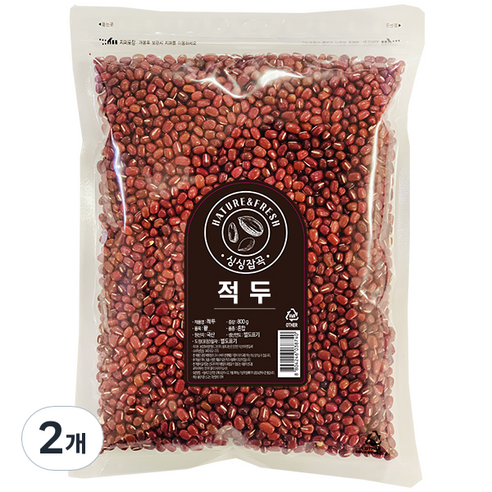 싱싱잡곡 적두 팥, 800g, 2개
