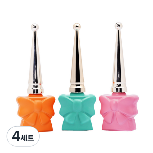 아이빛 크레이지 젤네일 3종 x 10ml 세트, 넌탑젤 + 롱베이스젤 + 매트탑젤, 4개