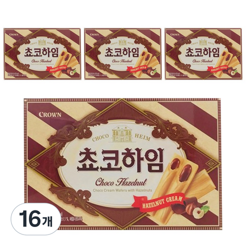 크라운 쵸코하임, 142g, 16개