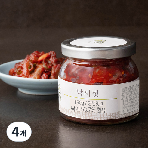 상하농원 낙지젓, 150g, 4개