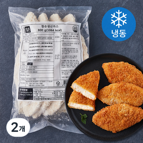 참손 생선까스 10개입 (냉동), 800g, 2개