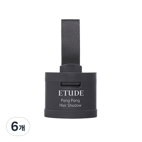 에뛰드 팡팡 헤어 섀도우 3.5g, 03 내추럴블랙, 6개