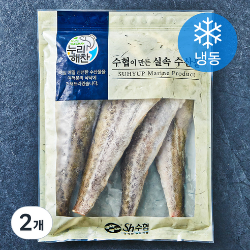 누리해찬 수협 실속 코다리살 (냉동), 2개, 1kg