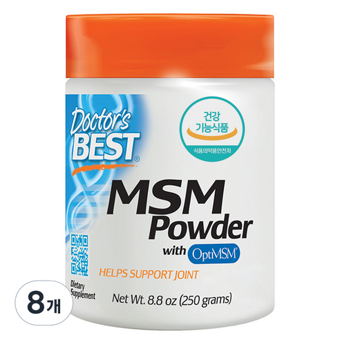 닥터스베스트 MSM 파우더, 250g, 8개