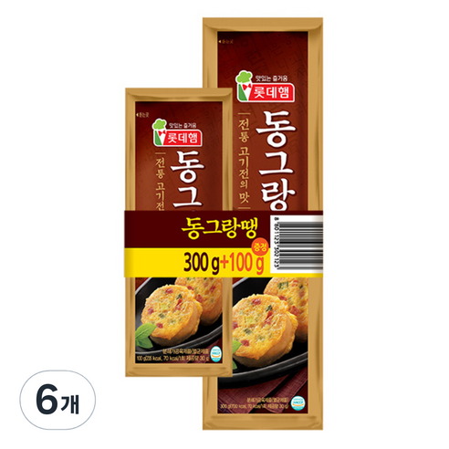 롯데햄 동그랑땡, 400g, 6개