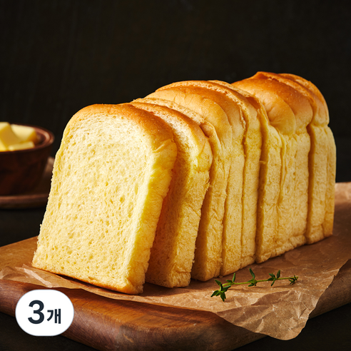 ORGA 우리밀 옥수수식빵, 240g, 3개
