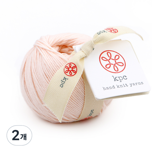 kpc yarn 가쉽 DK 면 뜨개실 50g, 발레리나, 2개