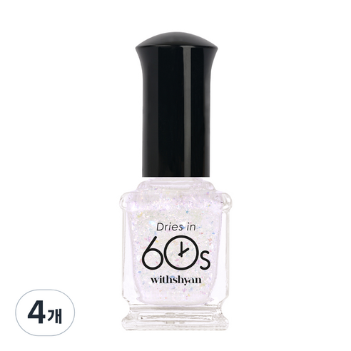 위드샨 60초 매니큐어 9ml, M126 웨딩드레스, 4개