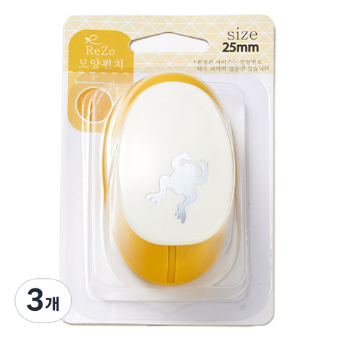 포코스 모양펀치 R-25, 개구리, 3개