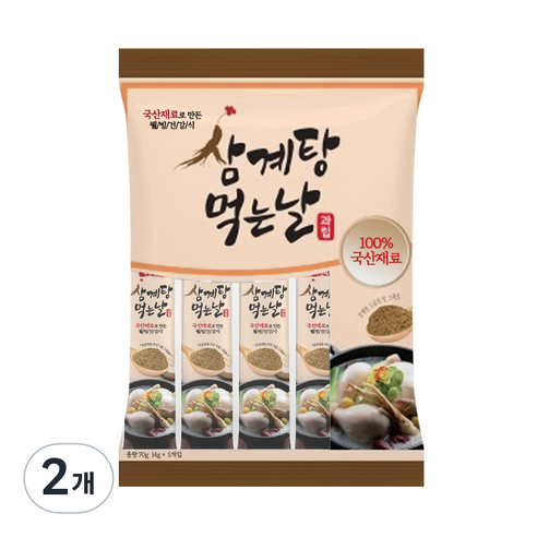 삼계탕 먹는 날 과립 5p, 70g, 2개